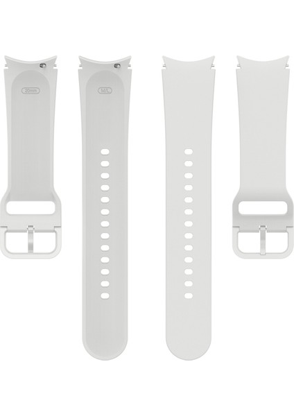 Samsung Galaxy Watch 5 Pro 45MM Gümüş Gri Için Silikon Watch Band (Yurt Dışından) modelleri