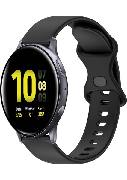 Samsung Galaxy Watch Active 2 Siyah Için Silikon Watch Band (Yurt Dışından)
