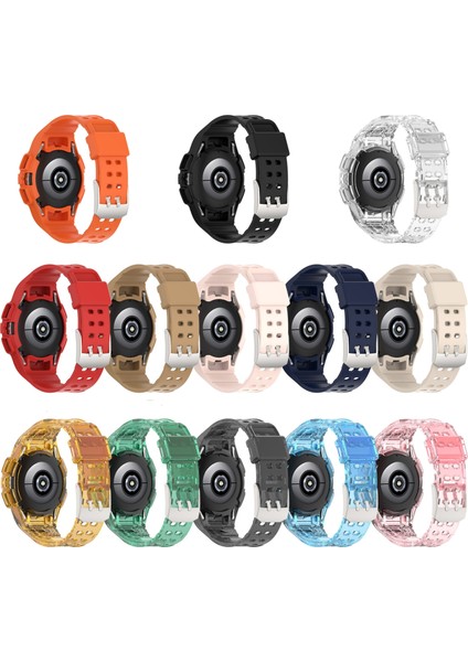 Samsung Galaxy Watch 44MM Şeffaf Mavi Için Silikon Watch Band (Yurt Dışından)