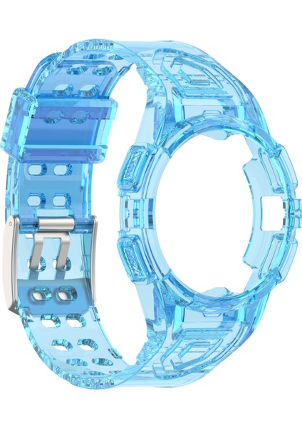 Samsung Galaxy Watch 44MM Şeffaf Mavi Için Silikon Watch Band (Yurt Dışından)