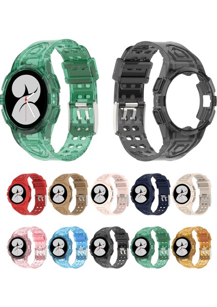 Samsung Galaxy Watch 44MM Şeffaf Mavi Için Silikon Watch Band (Yurt Dışından)