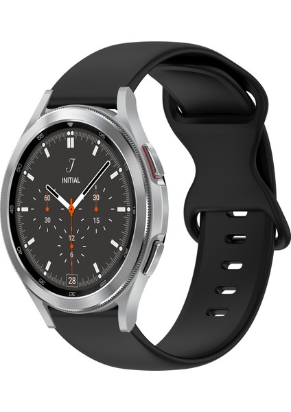 Samsung Galaxy Watch 4 Classic 46MM Siyah Için Silikon Watch Band (Yurt Dışından)