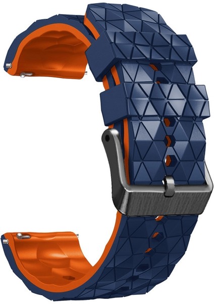 Samsung Gear S3 Frontier Gece Mavisi + Turuncu Için Silikon Kayış (Yurt Dışından) fiyatları