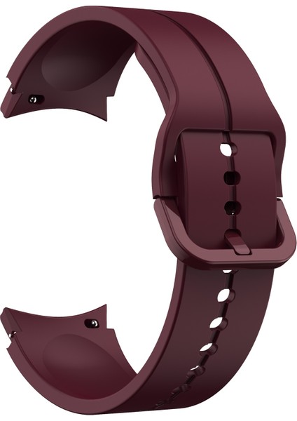 Samsung Galaxy Watch 5 40MM / 44MM Şarap Kırmızısı Için Silikon Watch Band (Yurt Dışından) fırsatları