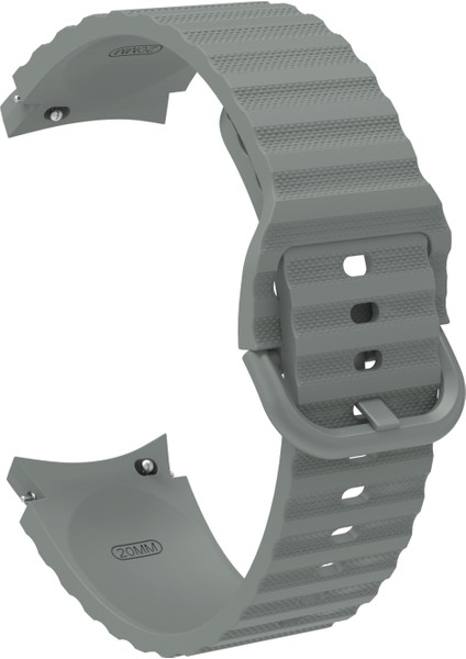 Samsung Galaxy Watch 6/6 Klasik Gri Için Silikon Watch Band (Yurt Dışından)