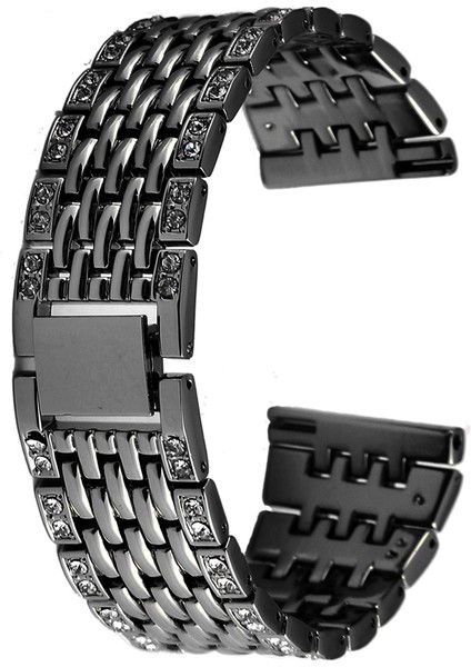 Samsung Gear S3 Siyah Için Metal Bilek Kayışı Watch Band (Yurt Dışından)