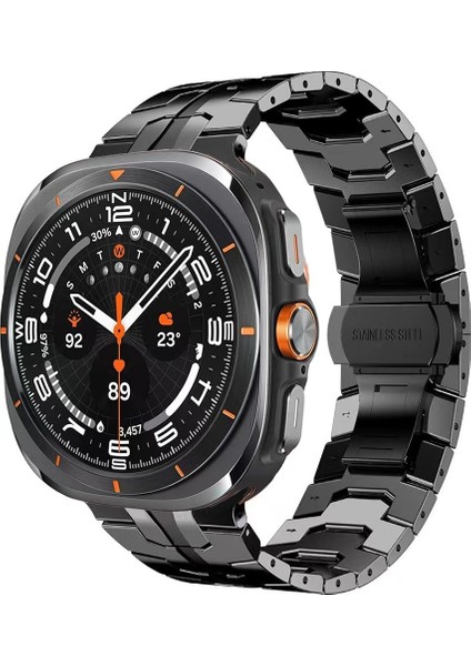Samsung Galaxy Watch Ultra 47MM Siyah Için Titanyum Alaşımlı Kayış (Yurt Dışından)