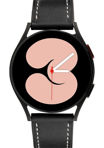 Samsung Galaxy Watch4 40MM / 44MM Siyah Için Düz Dokuma Watch Band (Yurt Dışından)