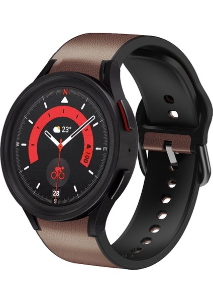 Samsung Galaxy Watch 5 40MM Koyu Kahverengi Için Silikon Watch Band (Yurt Dışından)