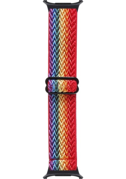 Samsung Galaxy Watch Ultra 47MM Gökkuşağı Için Naylon Örgülü Watch Band (Yurt Dışından)
