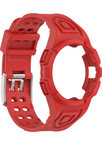 Samsung Galaxy Watch5 40MM Kırmızı Için Silikon Watch Band (Yurt Dışından)
