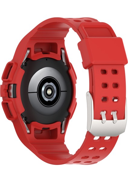 Samsung Galaxy Watch5 40MM Kırmızı Için Silikon Watch Band (Yurt Dışından)