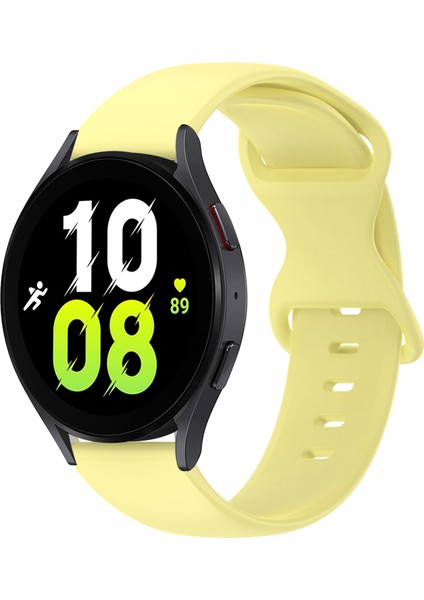 Samsung Galaxy Watch 5 40MM Sarı Için Silikon Watch Band (Yurt Dışından)