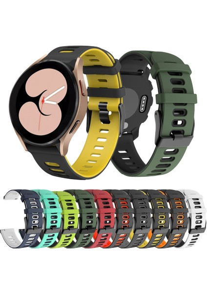 Samsung Galaxy Watch 6 Classic Için Silikon Kayış 47MM Kırmızı + Siyah (Yurt Dışından) modelleri