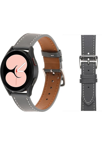 Samsung Galaxy Watch4 40MM / 44MM Gri Için Düz Dokuma Watch Band (Yurt Dışından)