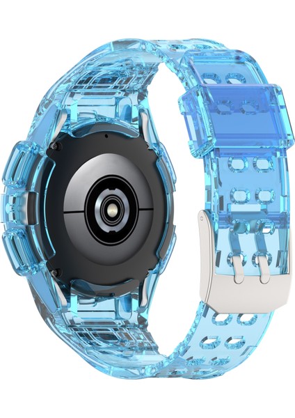 Samsung Galaxy Watch4 44MM Şeffaf Mavi Için Silikon Watch Band (Yurt Dışından) fırsatları