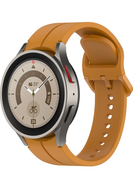 Samsung Galaxy Watch 6/6 Klasik Sarı Için Silikon Watch Band (Yurt Dışından)