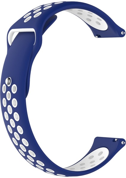 Galaxy Watch 42MM Beyaz Mavi Için Çift Renkli Bilek Kayışı Watch Band (Yurt Dışından) modelleri