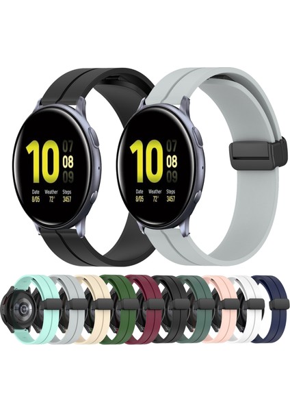 Samsung Galaxy Watch Active2 44MM Gri Için Silikon Watch Band (Yurt Dışından) fırsatları