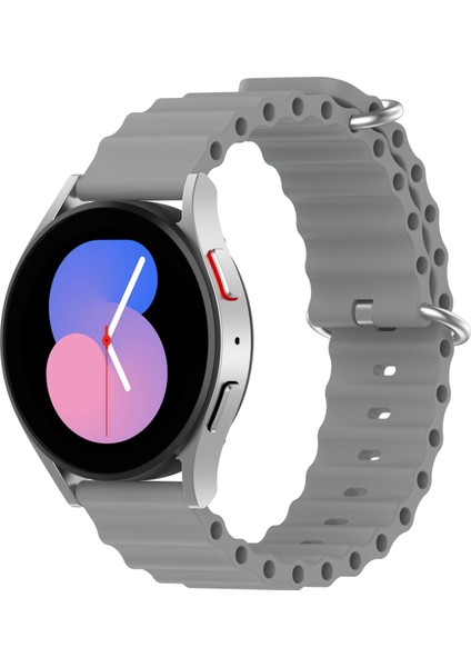 Samsung Galaxy Watch 5 40MM Gri Için Silikon Watch Band (Yurt Dışından)
