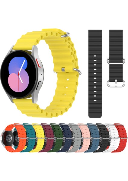 Samsung Galaxy Watch 5 40MM Gri Için Silikon Watch Band (Yurt Dışından) fırsatları