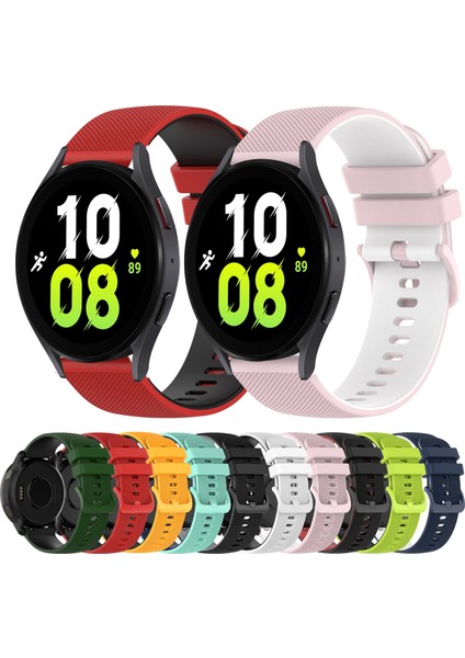 Samsung Galaxy Watch4 Için Silikon Saat Bandı 40MM Limon Yeşili+Siyah (Yurt Dışından) fırsatları