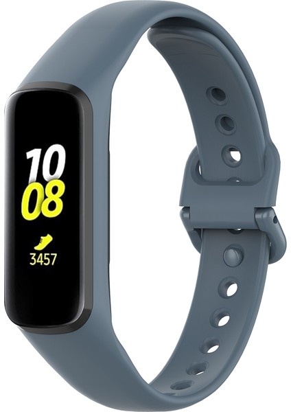 Samsung Galaxy Fit 2 Silikon Kordonlu Saat Gri (Yurt Dışından)