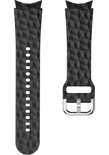 Samsung Galaxy Watch 5 / Watch 5 Pro Siyah Için Silikon Watch Band (Yurt Dışından)