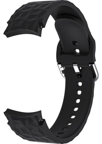Samsung Galaxy Watch 5 / Watch 5 Pro Siyah Için Silikon Watch Band (Yurt Dışından)