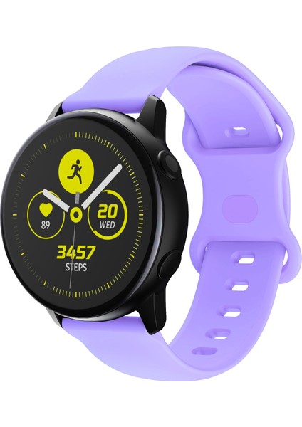Kordonlu Saat 22MM Samsung Galaxy Watch Active 3 45MM Mor Için (Yurt Dışından) modelleri