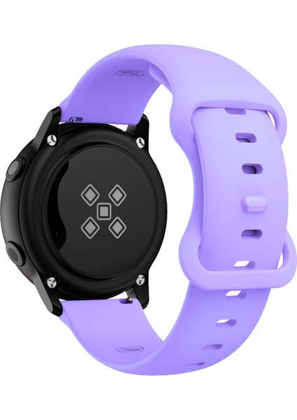 Kordonlu Saat 22MM Samsung Galaxy Watch Active 3 45MM Mor Için (Yurt Dışından) fırsatları