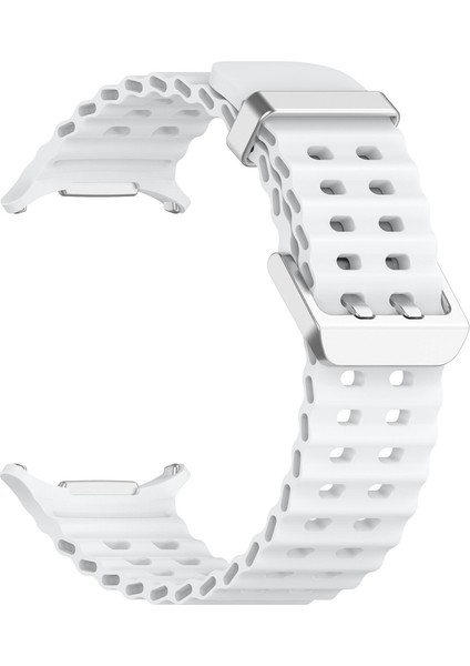 Samsung Galaxy Watch Ultra 47MM Koyu Yeşil Için Ocean Silikon Kayış (Yurt Dışından)