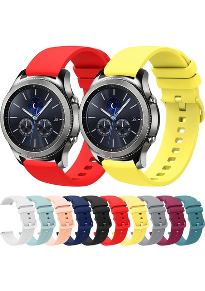 Samsung Gear S3 Classic Şarap Kırmızısı Için Silikon Watch Band (Yurt Dışından) fırsatları
