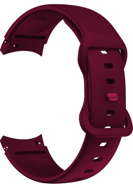 Samsung Galaxy Watch4 Classic 46MM / Watch4 44MM Şarap Kırmızısı Için Silikon Kayış (Yurt Dışından) fiyatları