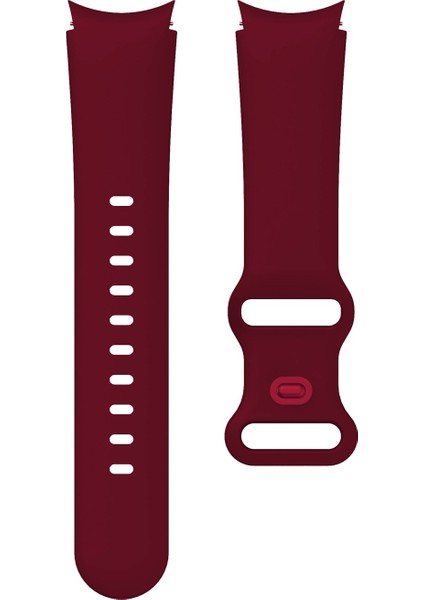 Samsung Galaxy Watch4 Classic 46MM / Watch4 44MM Şarap Kırmızısı Için Silikon Kayış (Yurt Dışından) modelleri