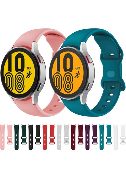 Samsung Galaxy Watch4 Classic 46MM / Watch4 44MM Şarap Kırmızısı Için Silikon Kayış (Yurt Dışından) fırsatları