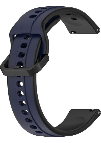 Samsung Gear S3 Frontier Gece Mavisi + Siyah Için Dışbükey Döngü Silikon Kayış (Yurt Dışından) fiyatları