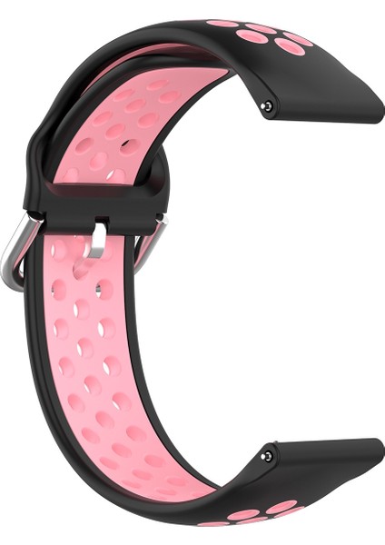 Samsung Galaxy Watch4 Için 40MM Silikon Kayış Siyah Pembe (Yurt Dışından) modelleri