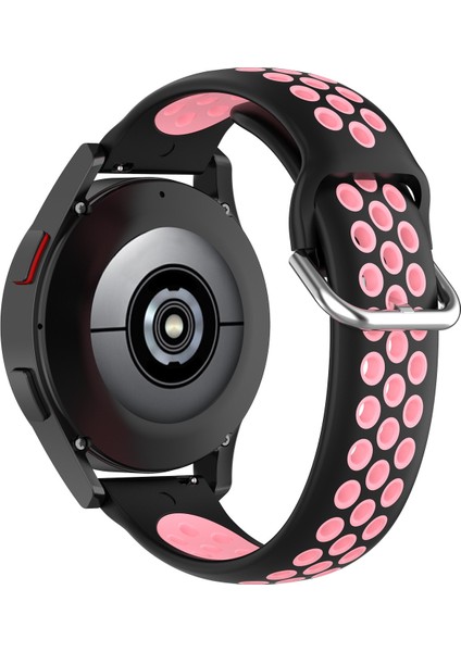 Samsung Galaxy Watch4 Için 40MM Silikon Kayış Siyah Pembe (Yurt Dışından) fırsatları