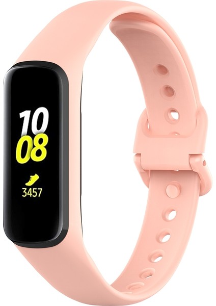 Samsung Galaxy Fit 2 Silikon Kordonlu Saat Pembe (Yurt Dışından)