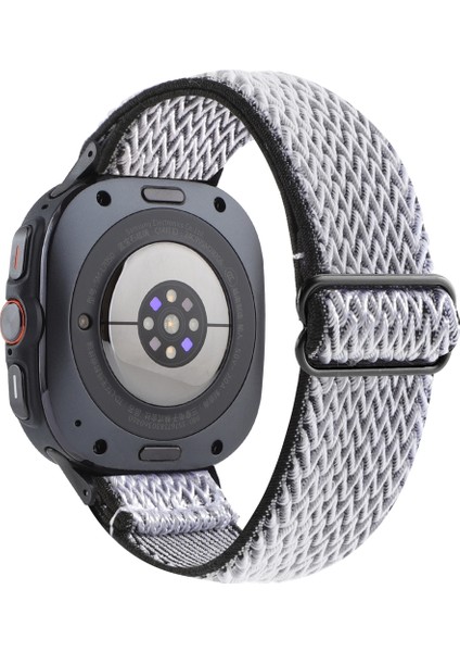 Samsung Galaxy Watch Ultra 47MM Beyaz Siyah Için Naylon Örgülü Watch Band (Yurt Dışından) modelleri