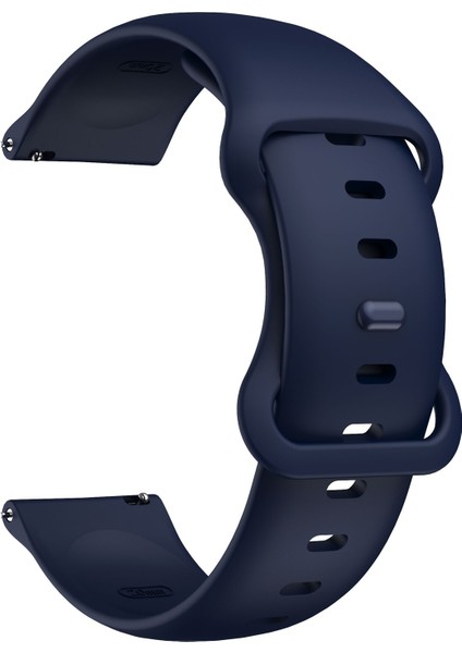 Kordonlu Saat 20MM Samsung Galaxy Watch Active 3 41MM Gece Mavisi Için (Yurt Dışından)