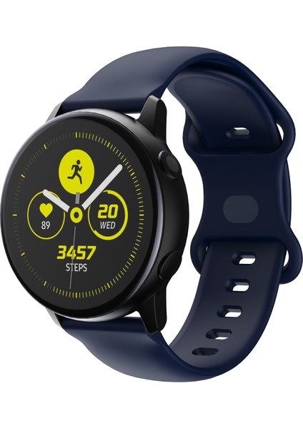 Kordonlu Saat 20MM Samsung Galaxy Watch Active 3 41MM Gece Mavisi Için (Yurt Dışından) modelleri