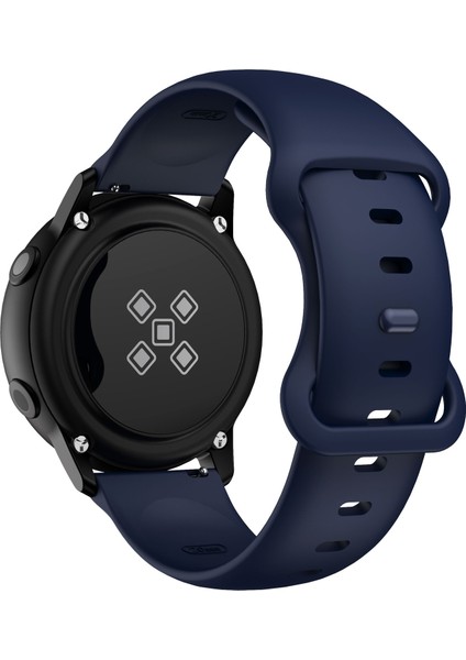 Kordonlu Saat 20MM Samsung Galaxy Watch Active 3 41MM Gece Mavisi Için (Yurt Dışından) fırsatları