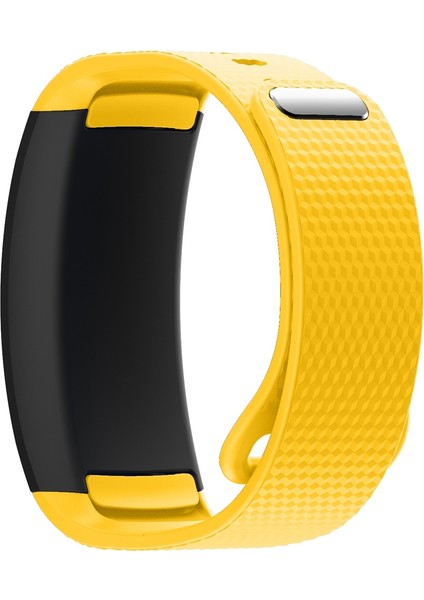 Samsung Gear Fit2 SM-R360 Için Silikon Saat Bandı, Bilek Kayışı Boyutu: 150-213MM Sarı (Yurt Dışından) fiyatları