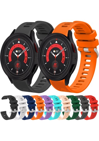 Samsung Galaxy Watch5 44MM Kırmızı Için Silikon Saat Bandı (Yurt Dışından) modelleri