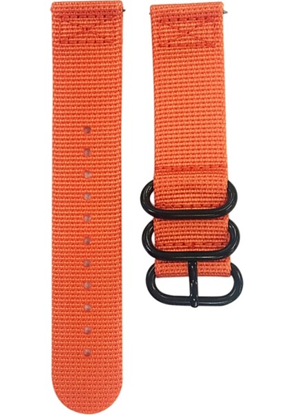 Naylon Üç Halkalı Kayış For Galaxy Watch Active 2 20MM Samsung Galaxy Watch Active 2 20MM / Gear S3 Turuncu (Yurt Dışından) fırsatları