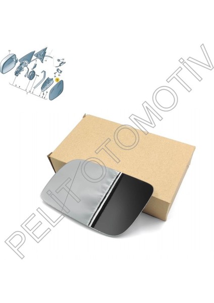 Polo Sol Ayna Camı 6Q0857521A