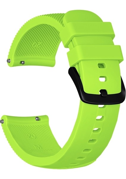 20MM Huami Amazfit Gts / Samsung Galaxy Izle Aktif 2 / Dişli Spor Silikon Watch Band Çim Yeşili (Yurt Dışından) fiyatları