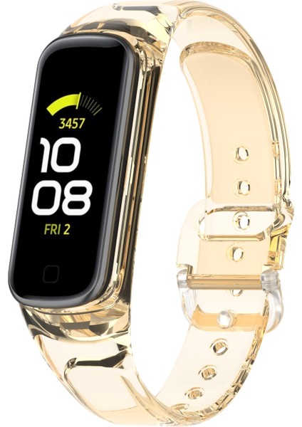 Samsung Galaxy Fit 2 SM-R220 Sarı Için Tpu Watch Band (Yurt Dışından)